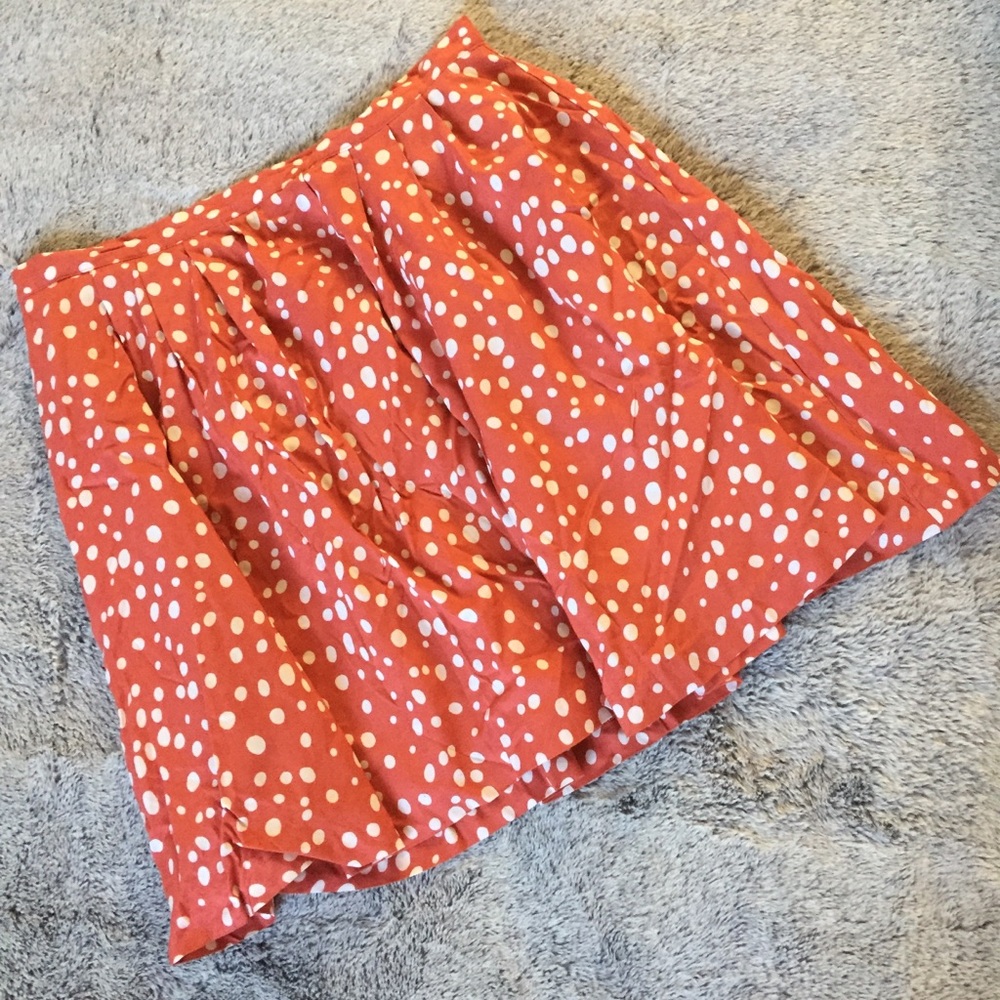 NOT FOR SALE! DONT BUYPink/White Polka Dot Forever 21 Skater Skirt Sz M
